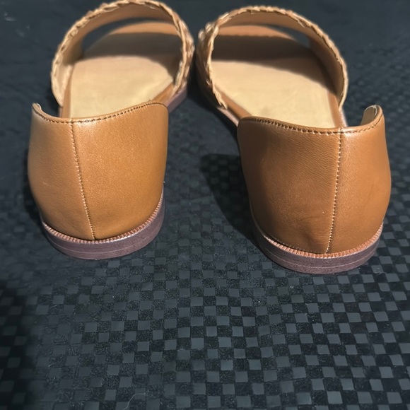 Madewell Women's Brown Woven Leather Flats - Picture 3 of 7
